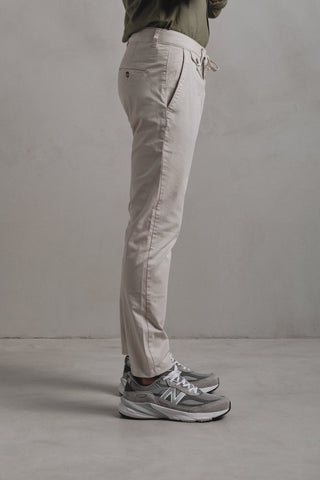 Paul Ecru Chino Pant - Sohhan