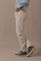 Ryder Ecru Denim Pants - Sohhan