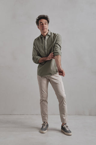 Fred T-shirt Greenish Grey - Sohhan