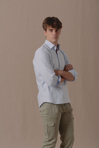 Classic Light Blue Oxford Shirt - Sohhan