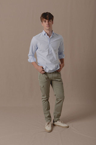 Classic Light Blue Oxford Shirt - Sohhan