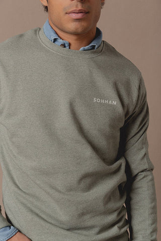 Basic Shelter Sweatshirt Green - Sohhan
