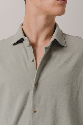 Sage Green Pique Shirt - Sohhan