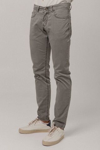 Five Pocket Pants Greenish Gray - Sohhan