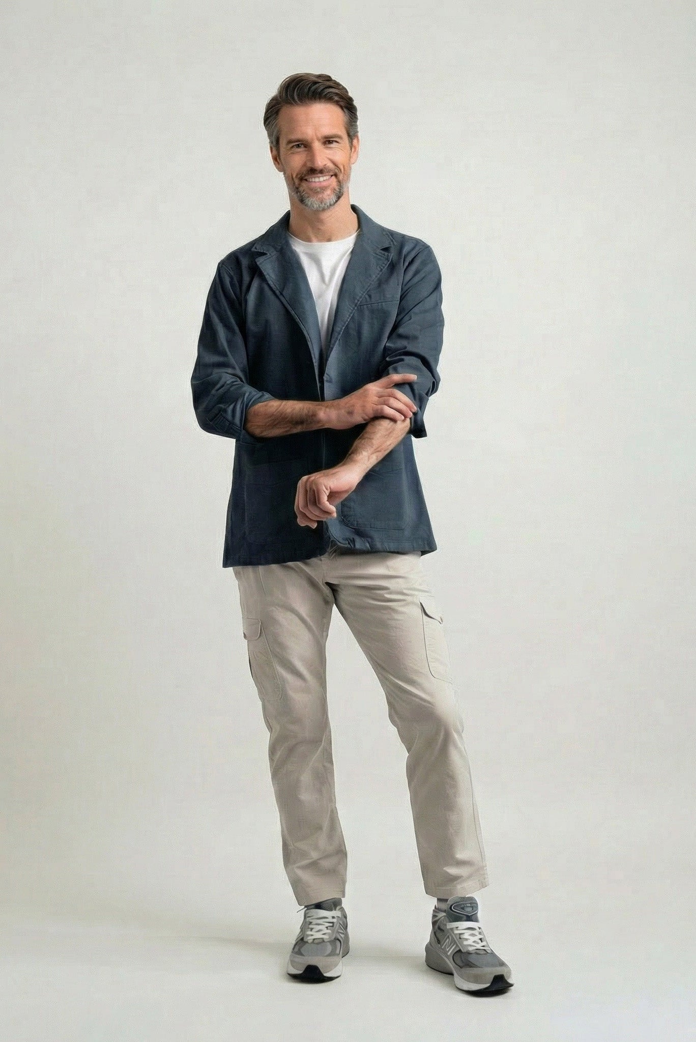 Americana Dalton Azul Petróleo - Sohhan