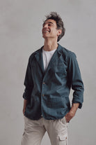 Americana Desestructurada Tommy Azul Petróleo - Sohhan