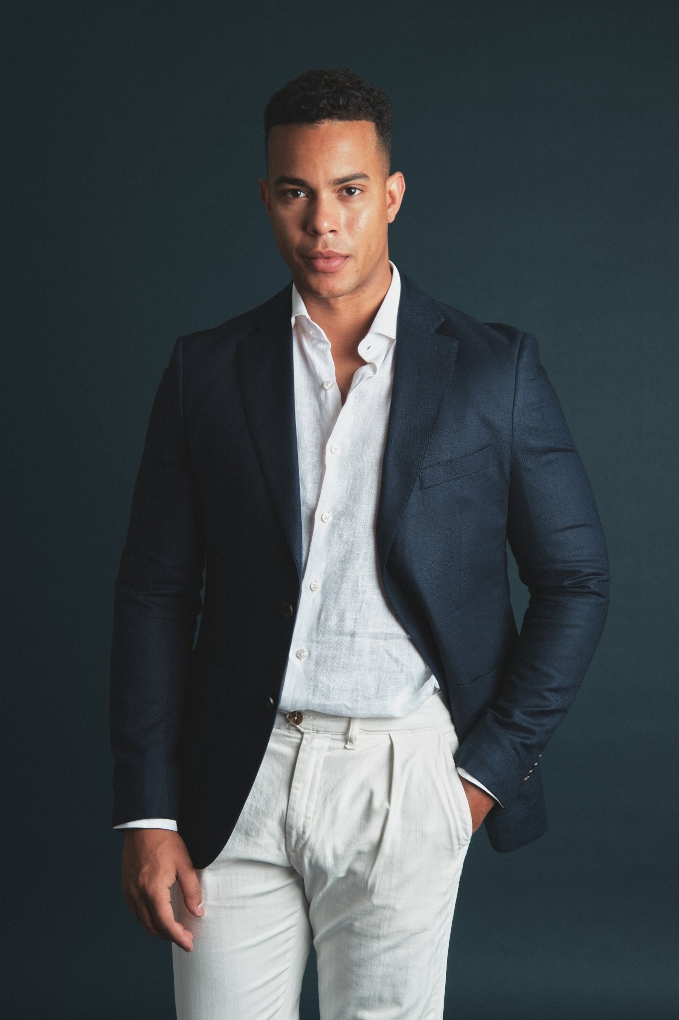 Arthur Navy Blazer Hustle Heritage - Sohhan