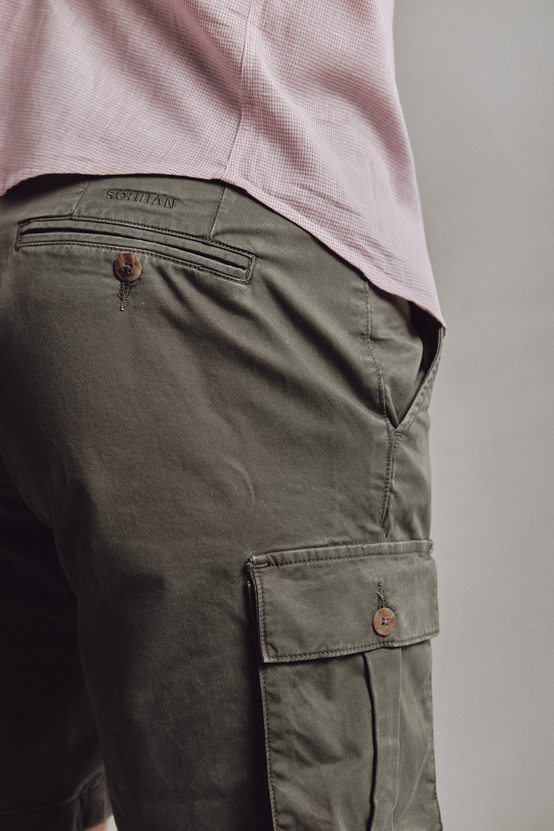 Bermuda Cargo Freddo Verde Khaki - Sohhan