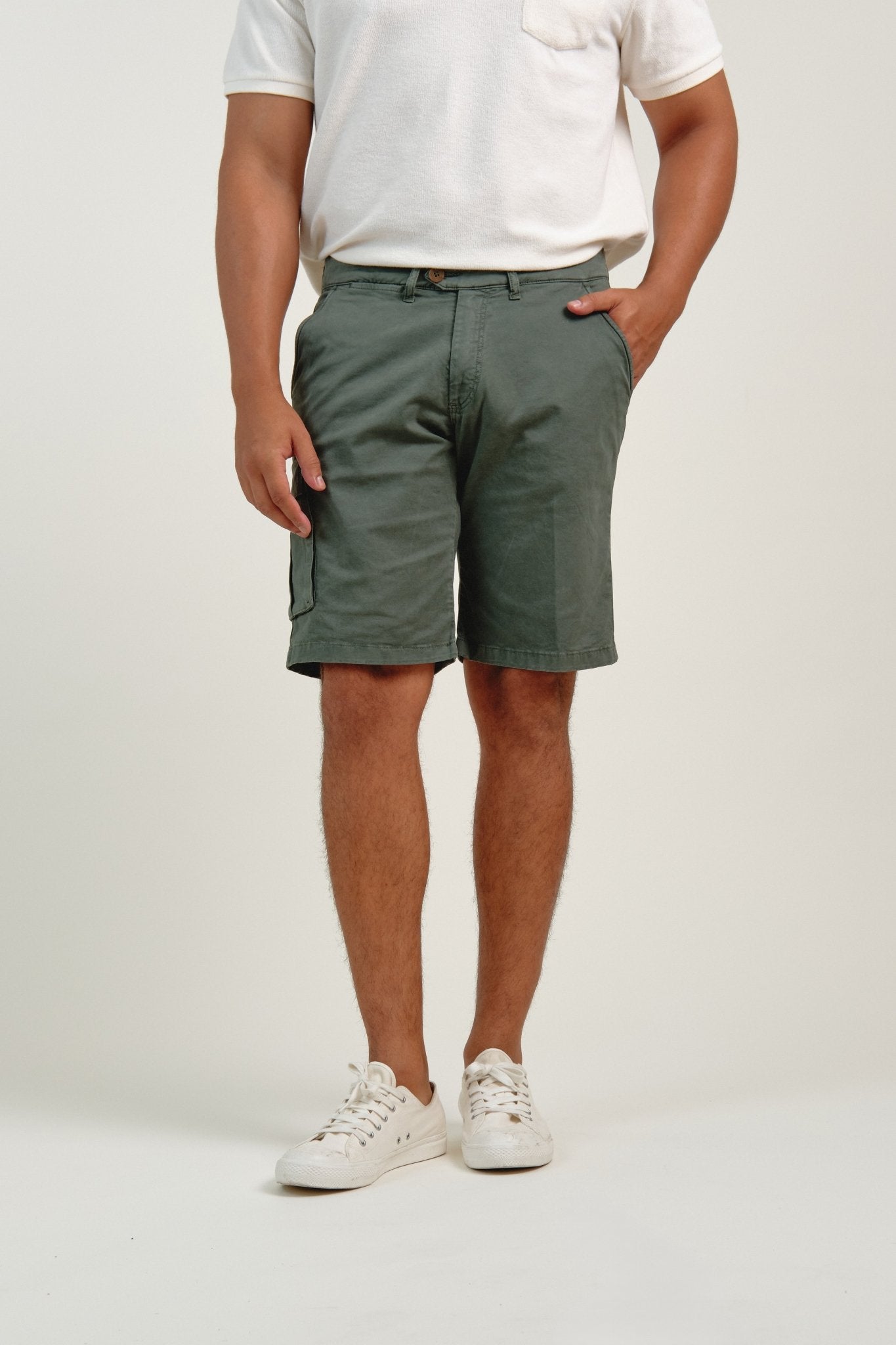 Bermuda Cargo Sail Verde Khaki - Sohhan