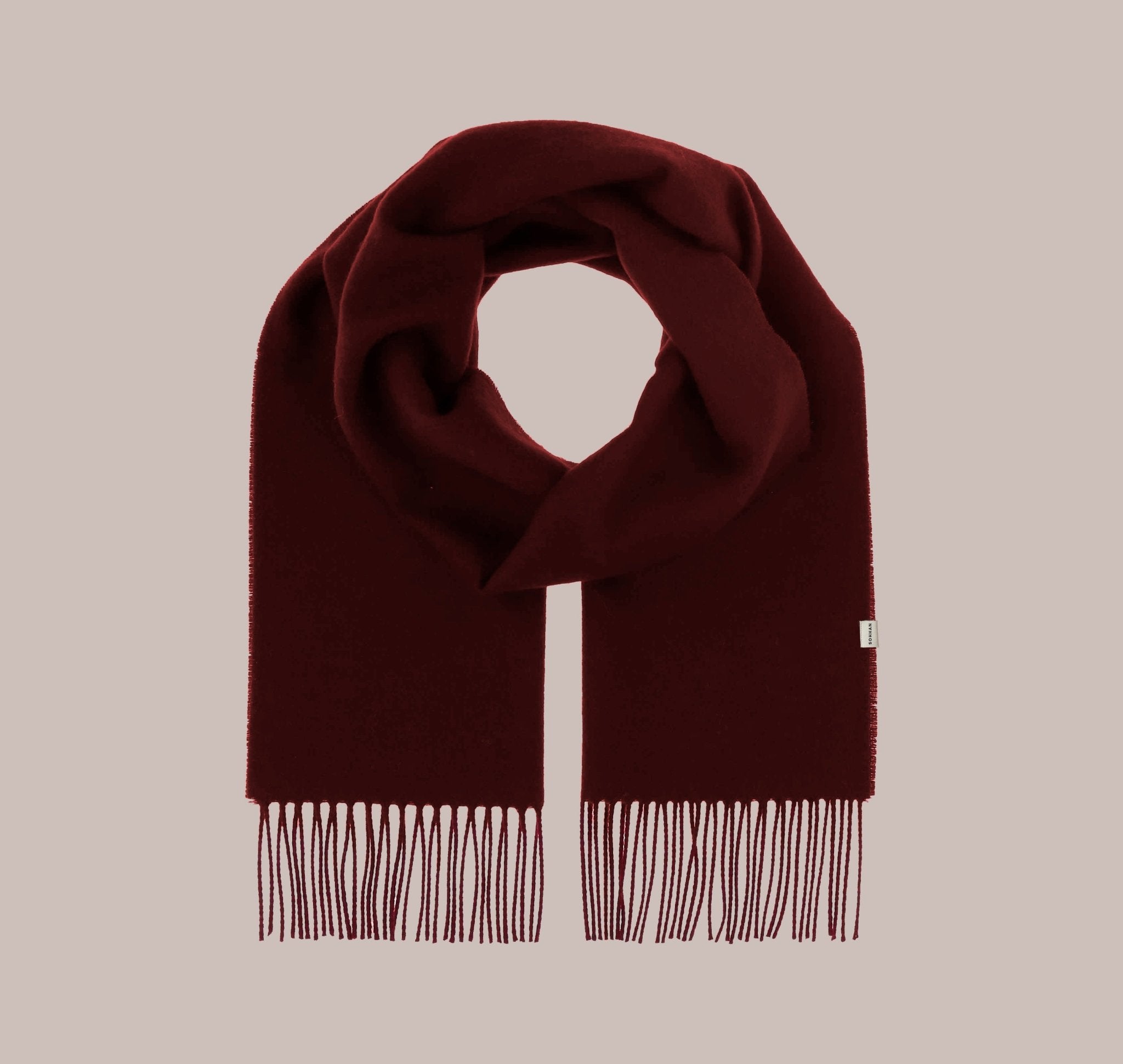 Bufanda Pure Wool Burdeos - Sohhan