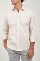 Camisa Ben Nido De Abeja Crudo - Sohhan