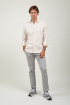 Camisa Ben Nido De Abeja Crudo - Sohhan