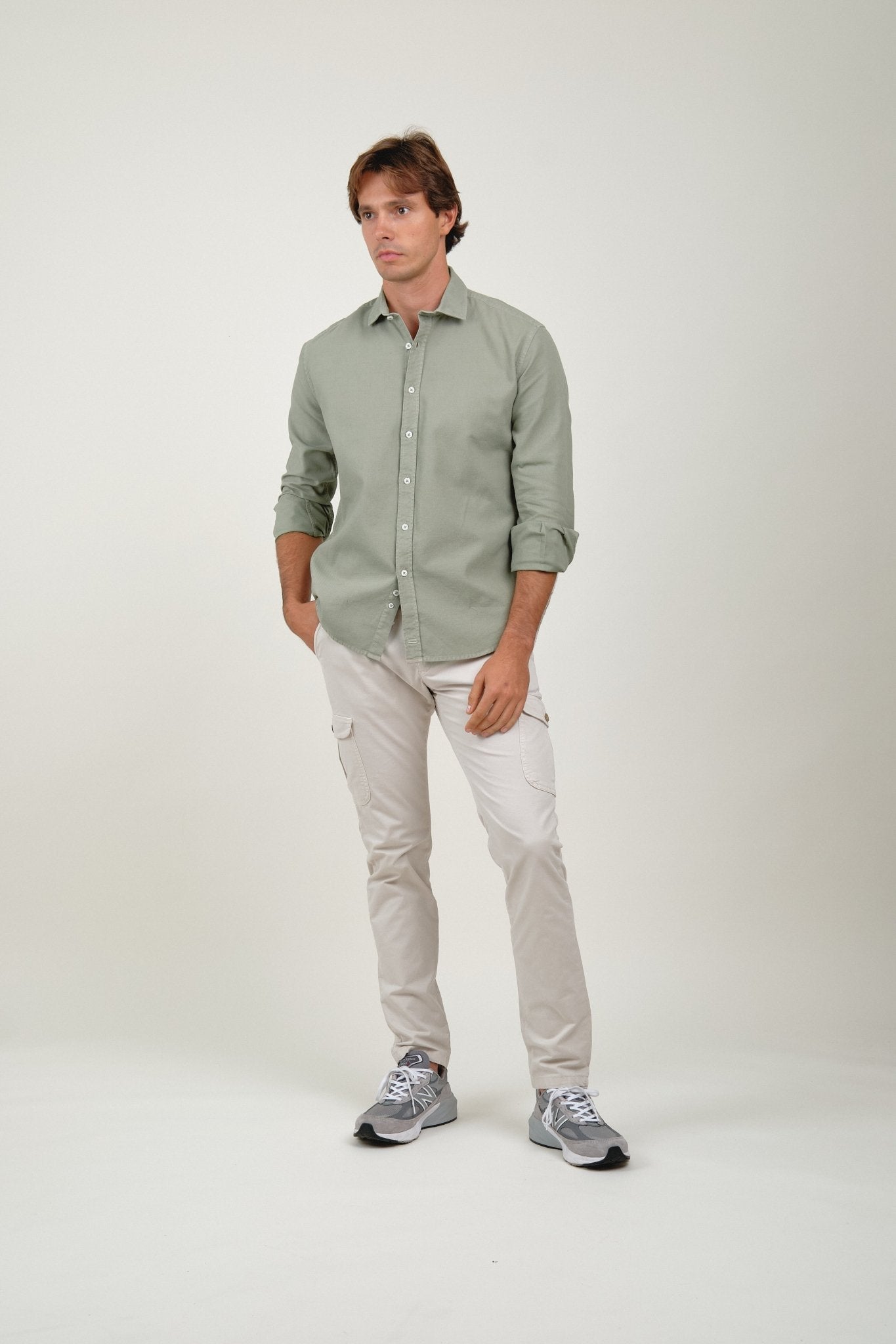 Camisa Ben Nido de Abeja Verde Amazonas - Sohhan