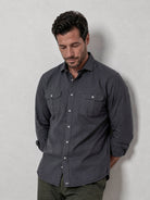 Camisa Dean Colmena Sahara Marino - Sohhan