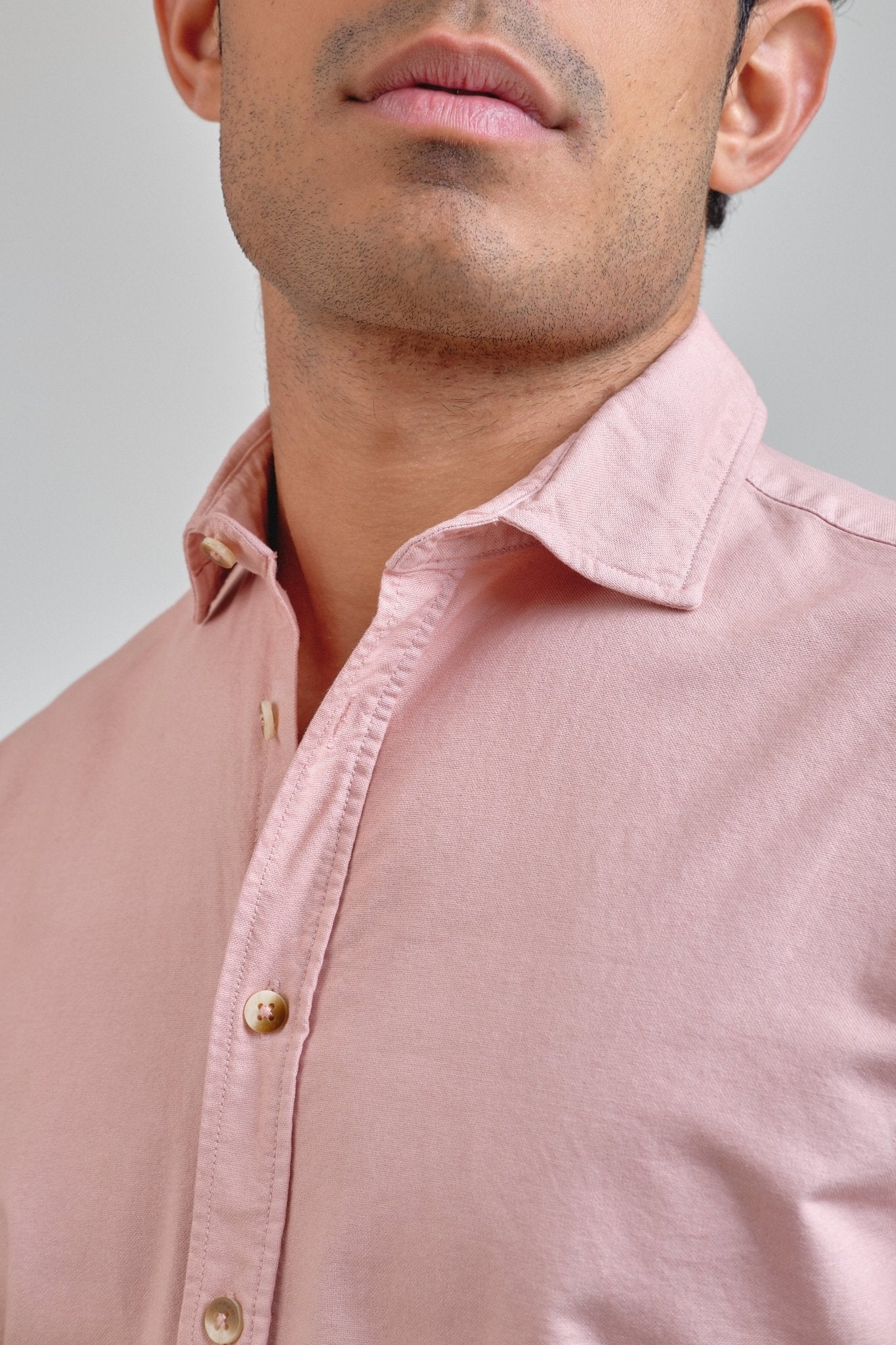 Camisa Essential Oxford Rosa Oslo - Sohhan
