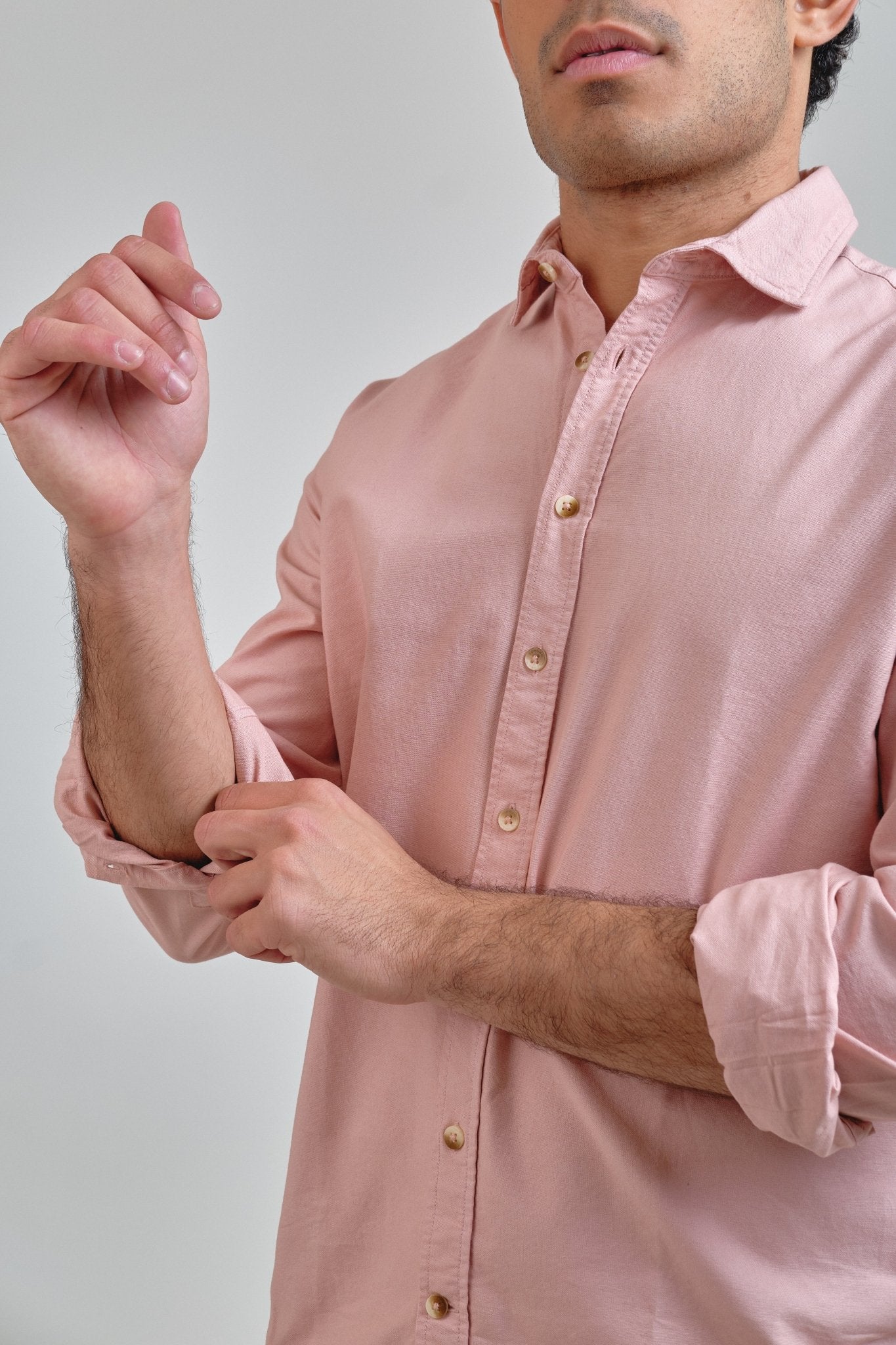 Camisa Essential Oxford Rosa Oslo - Sohhan