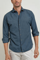 Camisa Fiorenzo Gris Azulado - Sohhan