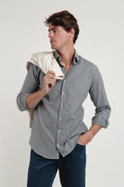 Camisa Franela Ember Gris - Sohhan
