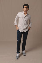 Camisa Franela Sahara Brixton Beige - Sohhan