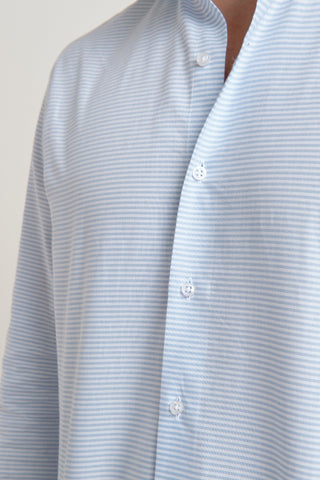 Camisa Harry Rayas Celeste - Sohhan