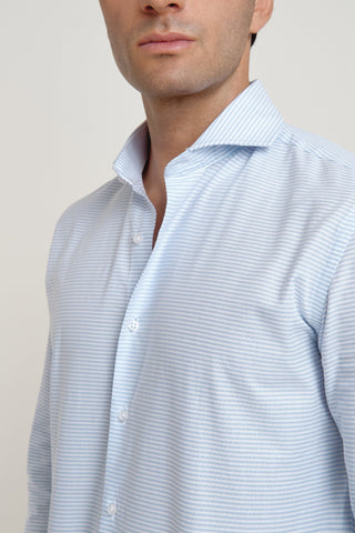 Camisa Harry Rayas Celeste - Sohhan