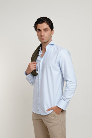 Camisa Harry Rayas Celeste - Sohhan