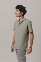 Camisa Hawaiana Lino Verde - Sohhan