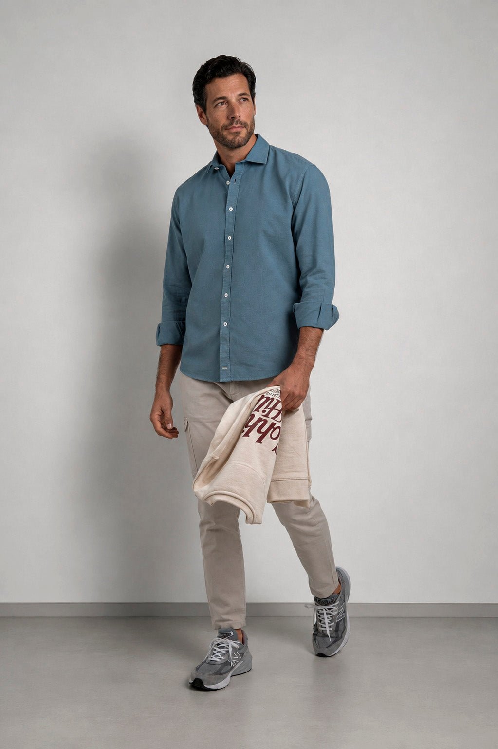 Camisa Holt Colmena Azul - Sohhan