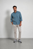 Camisa Holt Colmena Azul - Sohhan