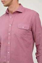 Camisa Ian Nido De Abeja Un Bolsillo Sintra - Sohhan