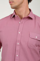 Camisa Ian Nido De Abeja Un Bolsillo Sintra - Sohhan