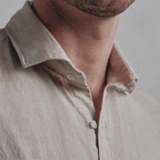 Camisa Lino Ipanema Crudo - Sohhan