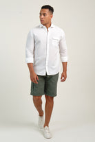 Camisa Lino Portofino Blanco - Sohhan