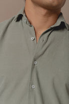 Camisa Micropana Cord Verde - Sohhan