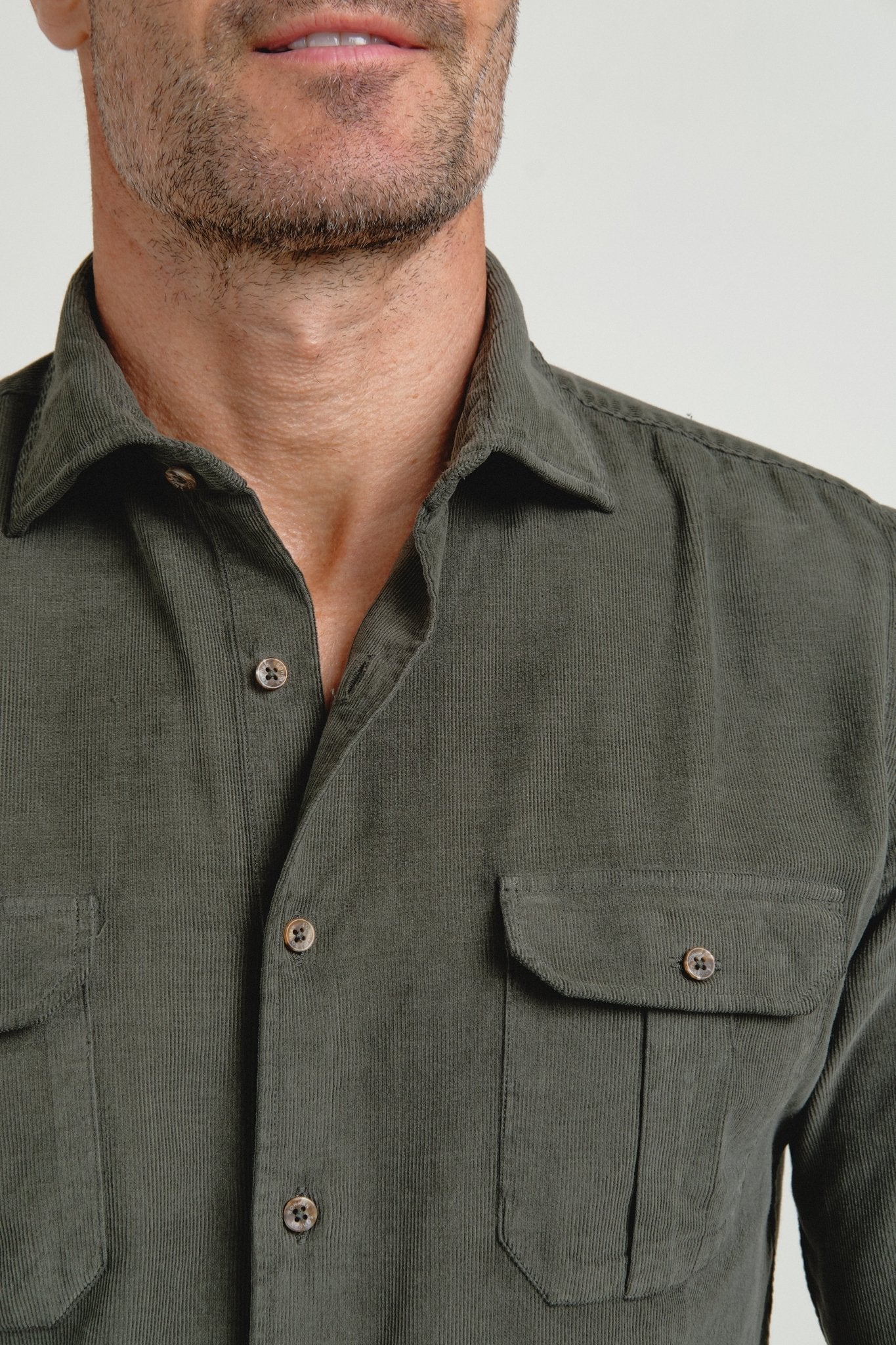 Camisa Micropana Tissor Sahara Verde - Sohhan