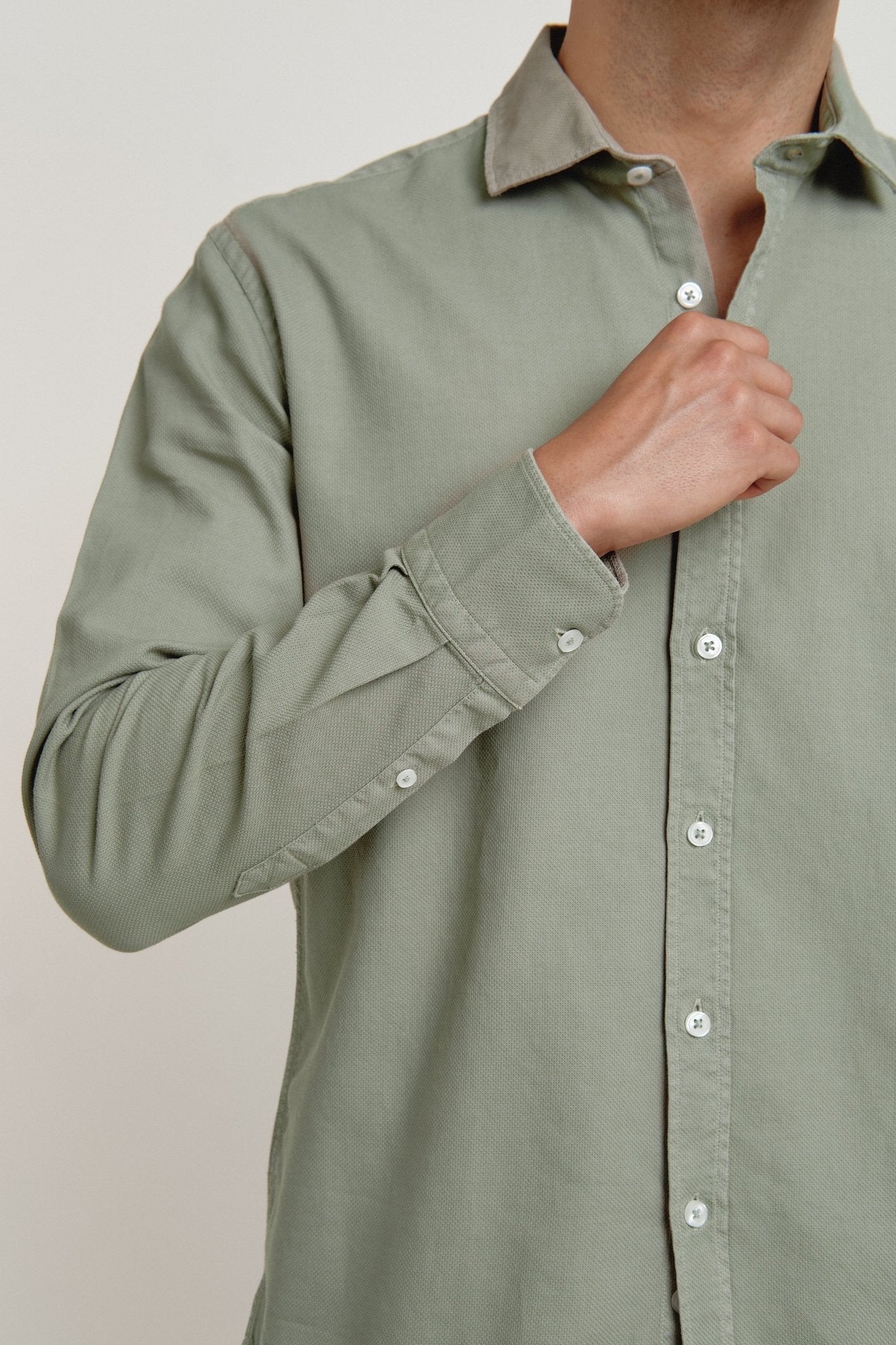 Camisa Nomad Estructura Verde Amazonas - Sohhan