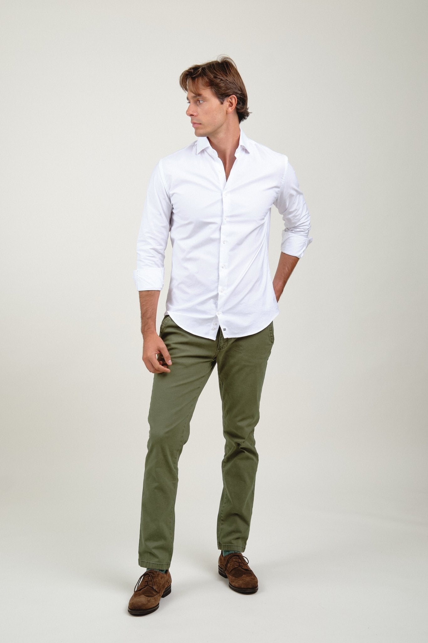 Camisa Oxford Classic Blanca - Sohhan