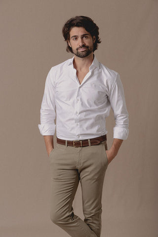 Camisa Oxford Classic Blanca - Sohhan