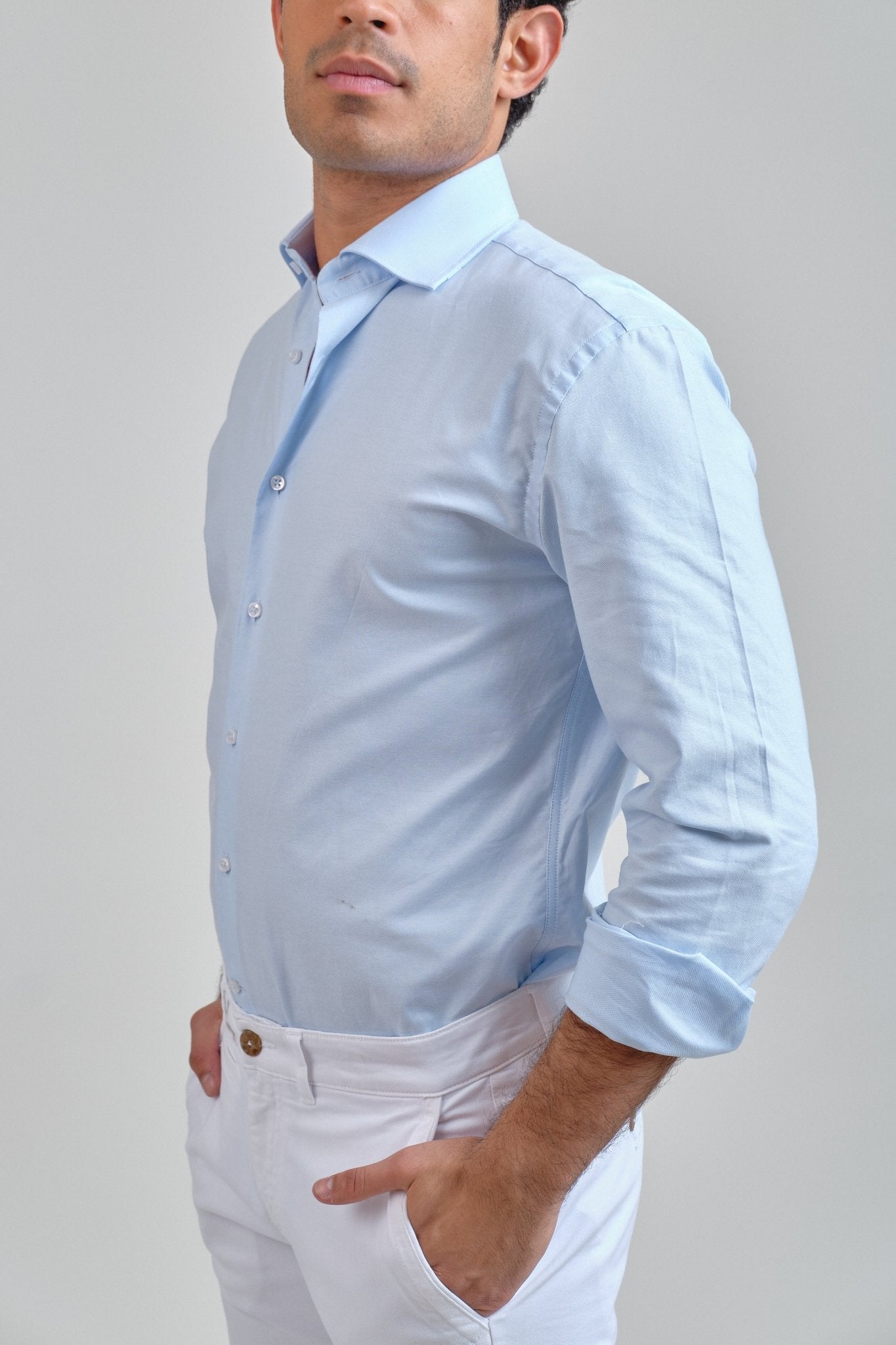 Camisa Oxford Classic Celeste - Sohhan