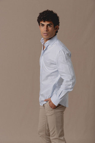 Camisa Oxford Classic Celeste - Sohhan