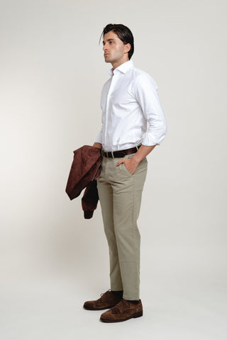 Camisa Oxford Classic Doble Puño Blanco - Sohhan