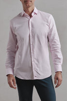 Camisa Oxford Classic Doble Puño Rosa - Sohhan
