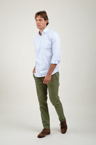 Camisa Oxford Classic Un Bolsillo Celeste - Sohhan