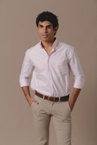 Camisa Oxford Classic Un Bolsillo Rosa - Sohhan