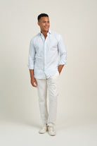 Camisa Oxford Sassari Raya Celeste - Sohhan