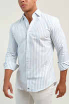 Camisa Oxford Sassari Raya Celeste - Sohhan