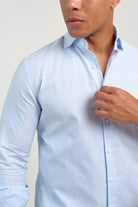 Camisa Oxford Treviso Raya Celeste - Sohhan