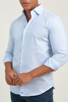 Camisa Oxford Treviso Raya Celeste - Sohhan
