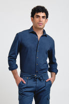 Camisa Piqué Bellandi Marino - Sohhan