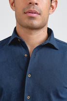 Camisa Piqué Bellandi Marino - Sohhan